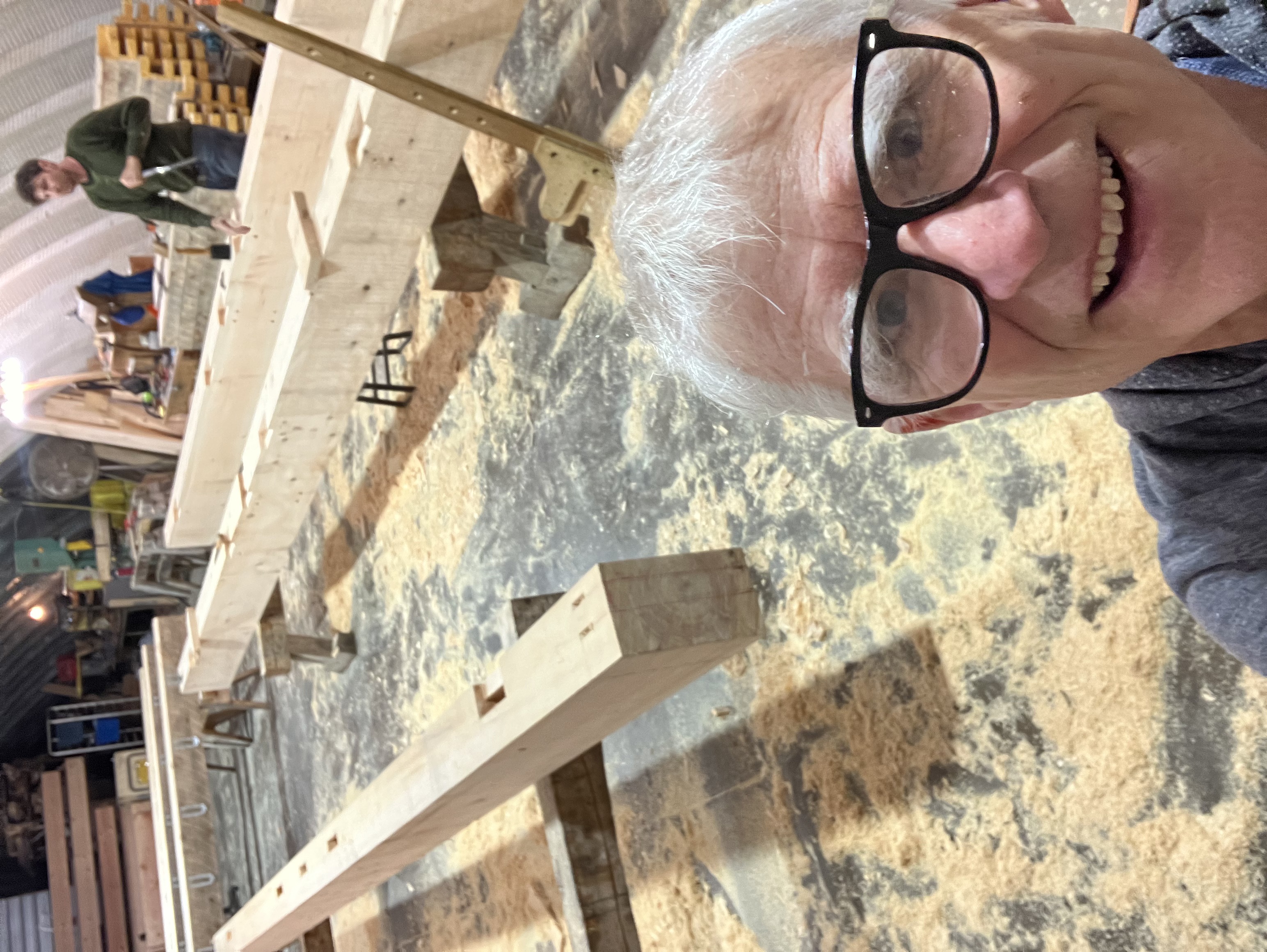 nerdy timberframer pic