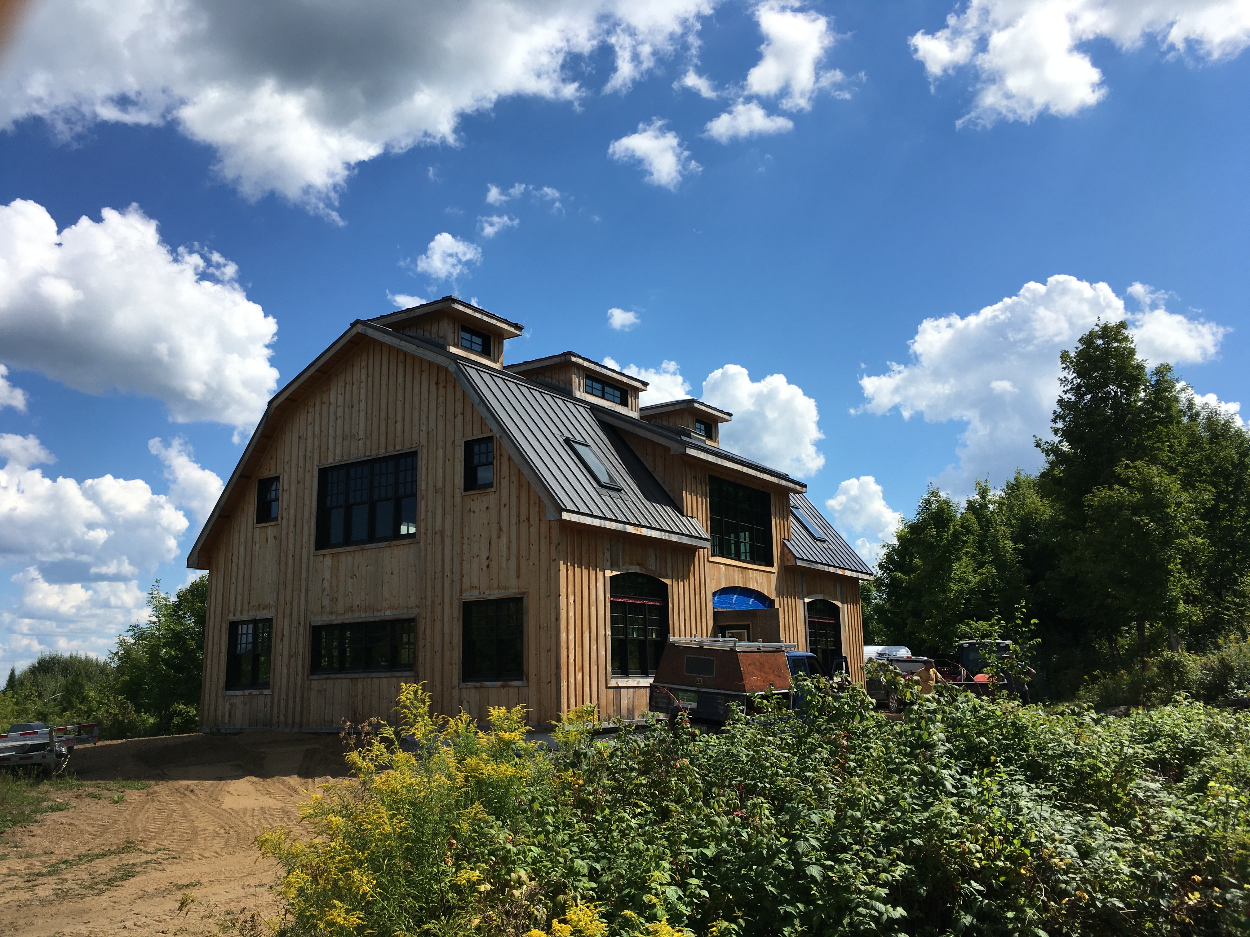 finished timberframe