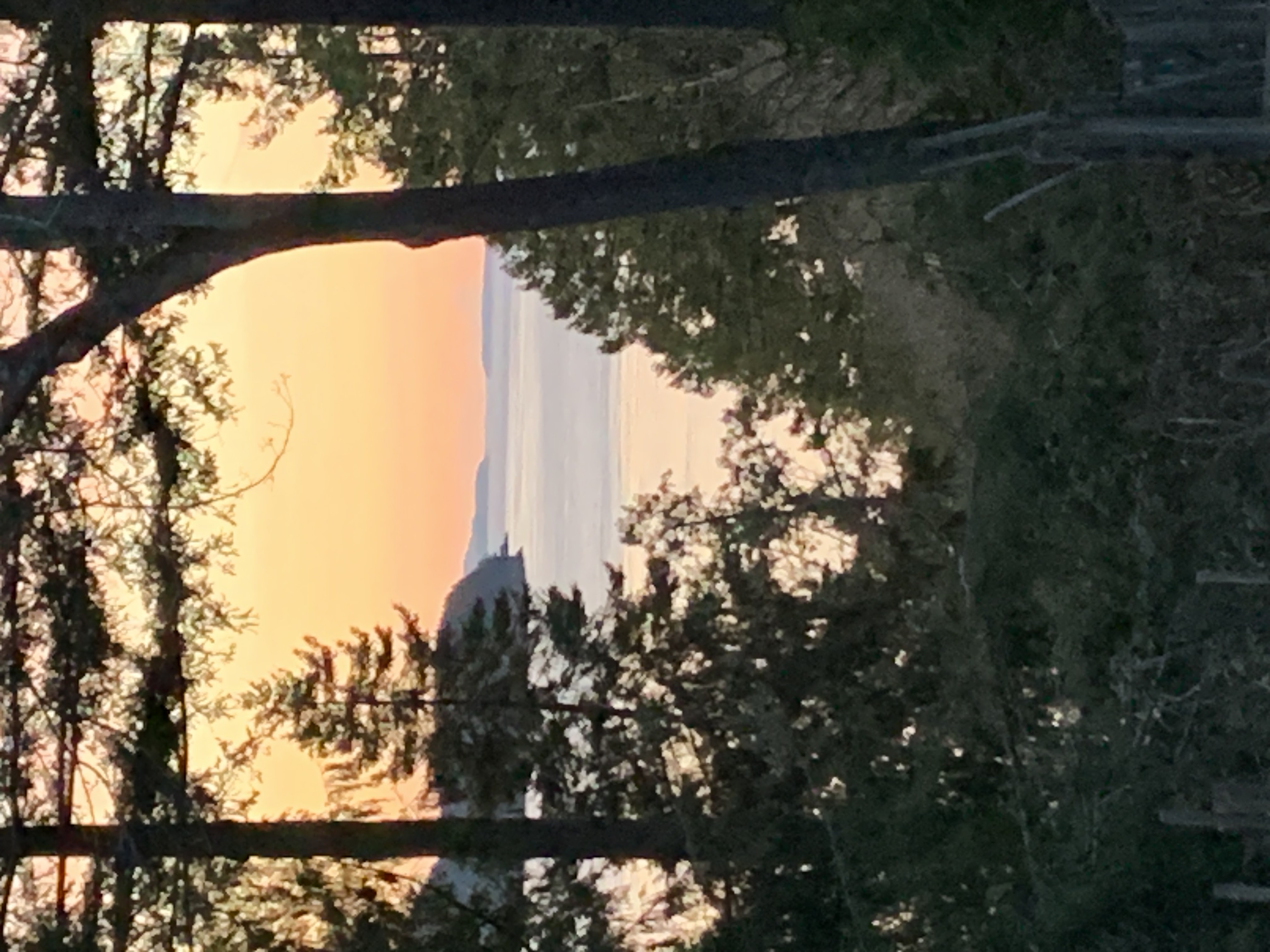 sunset from the porch